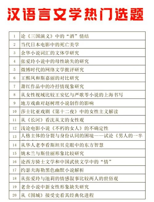 汉语言文学考研冷门科目-汉语言文学考研偏门