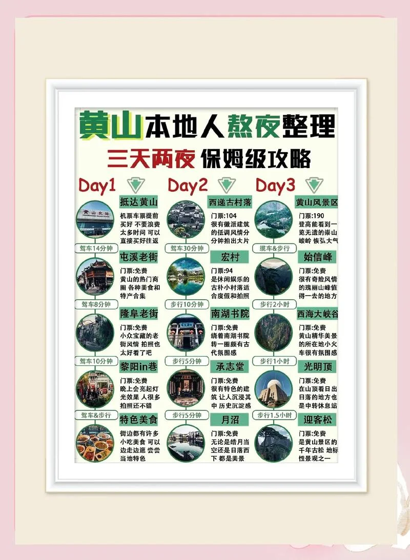 郑州到黄山旅游攻略_2
