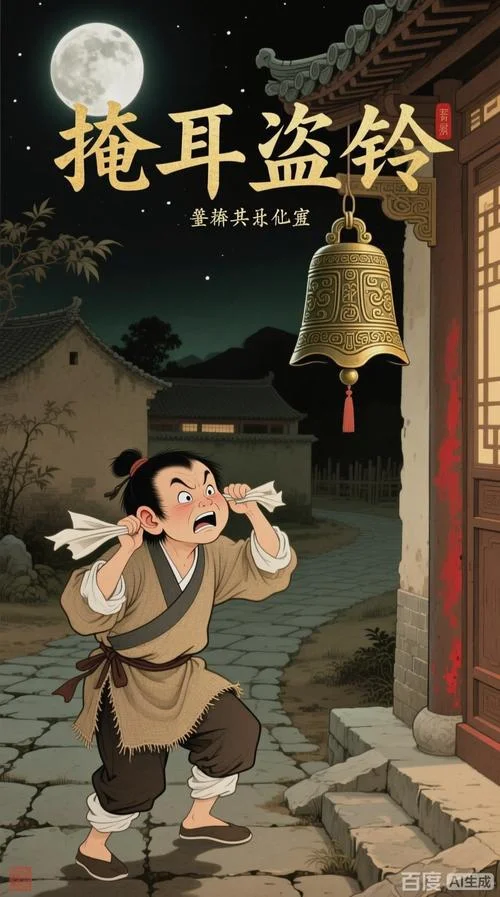 掩耳盗铃出自哪个寓言故事_1