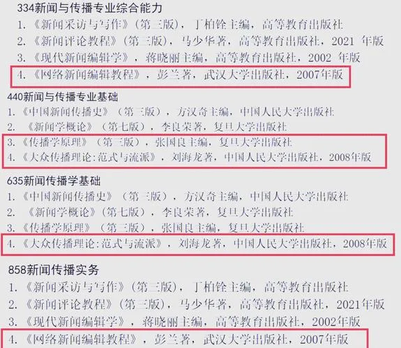 考研参考书目大变动_2