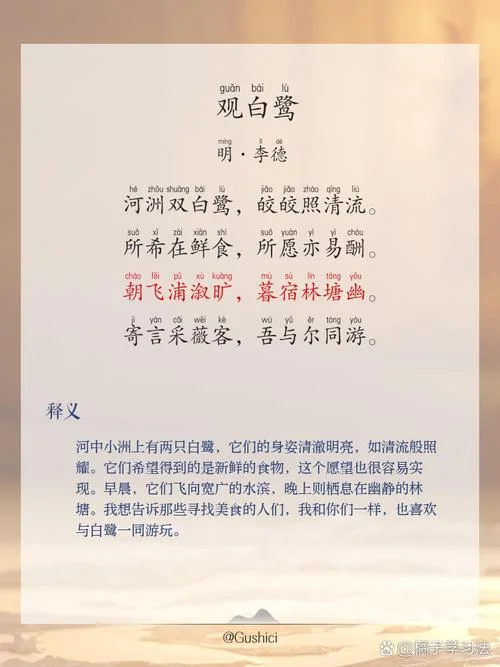 白鸥飞处带诗来的出处-白鸥带诗出处