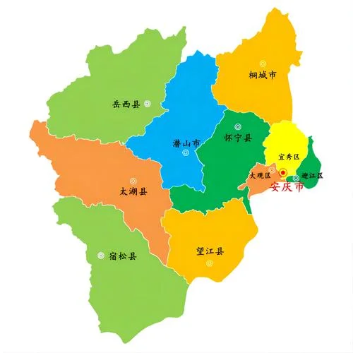 安徽历史老地图-安徽古地图