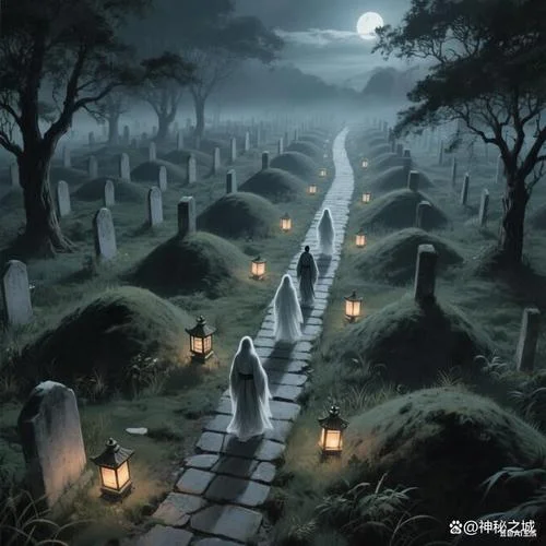 梦见很多墓碑不敢靠近_1