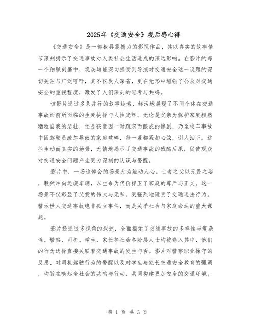 道路交通安全法心得体会_1