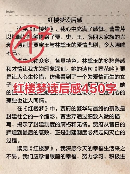 红楼梦第一回读后感400字_1