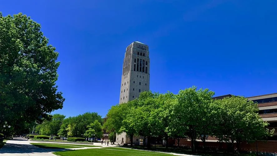 美国密歇根大学标志性建筑_2