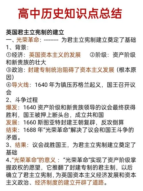 高中历史必修三知识框架总结-高中历史必修三知识框架