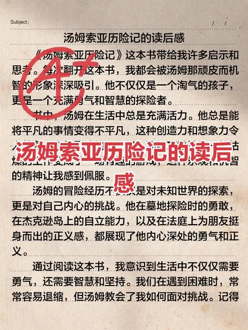 汤姆索亚历险记总感悟_1