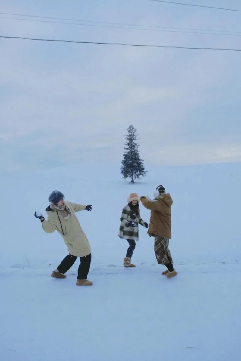 梦到在雪地里打雪仗-雪地嬉戏