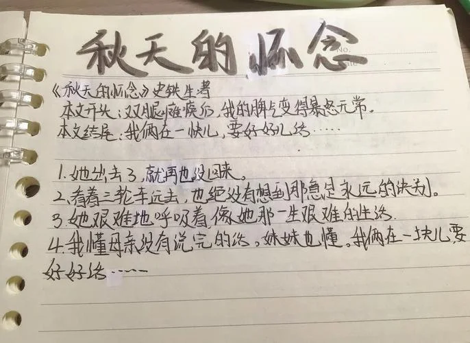 模仿秋天的怀念写作文_1