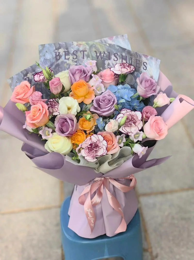 生日鲜花送什么花好_1