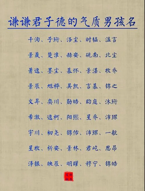 起名字大全男孩2018年_1