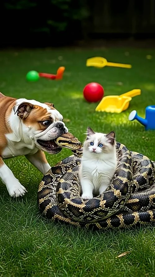 梦见蛇和猫一起出现_2
