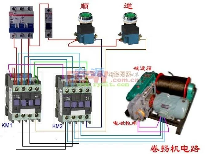 提升绞车电路原理图_2