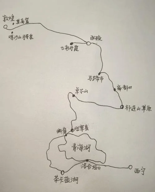 青海湖一日游攻略地图-青海湖一日游地图