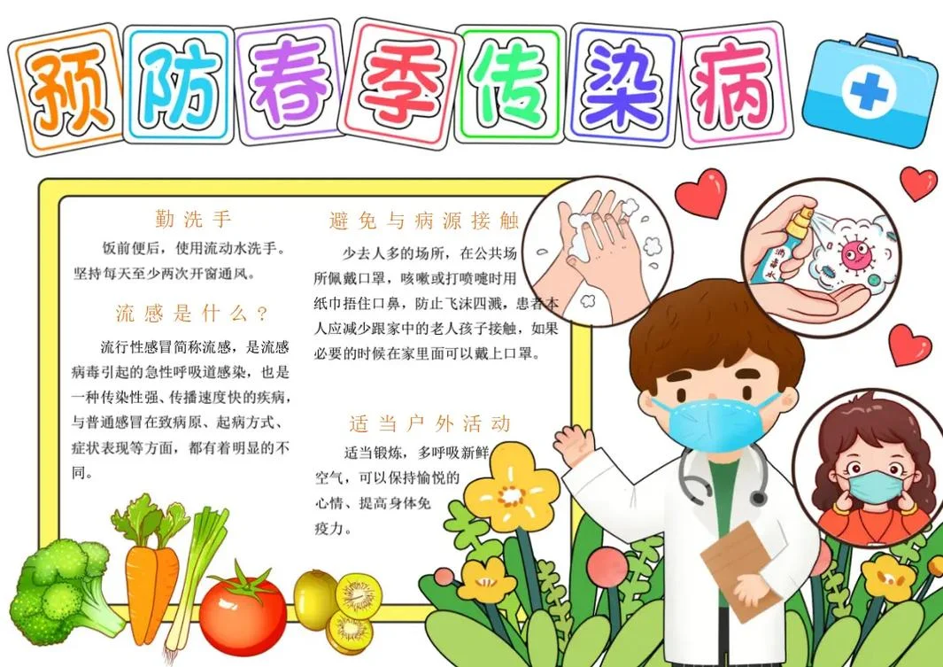 预防疾病手抄报文案_2