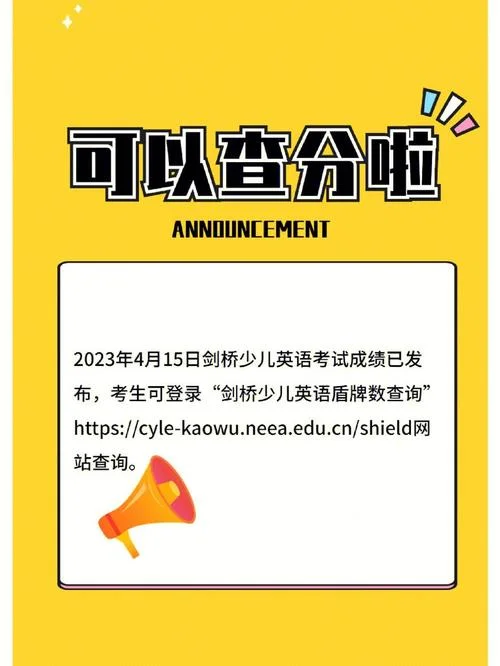 剑桥少儿英语成绩查询_2