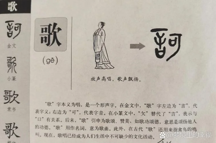歌笔画顺序怎么写-歌画书写基本顺序