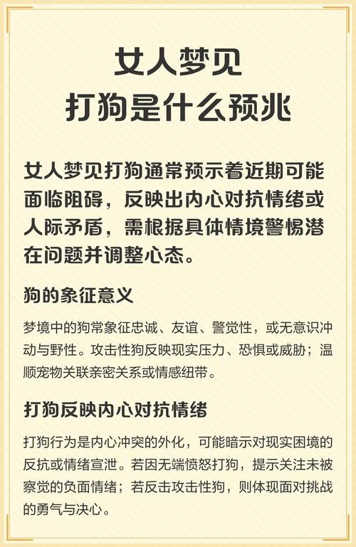 梦见好多宠物狗很听话-梦群犬温顺