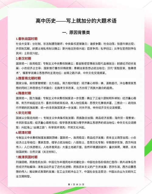 高中如何学好历史方法-高中历史学习法