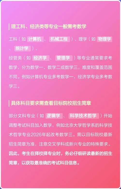不考高数专业能考研吗-不考高数考研专业