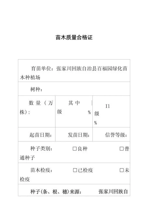 苗木公司资质是什么_2