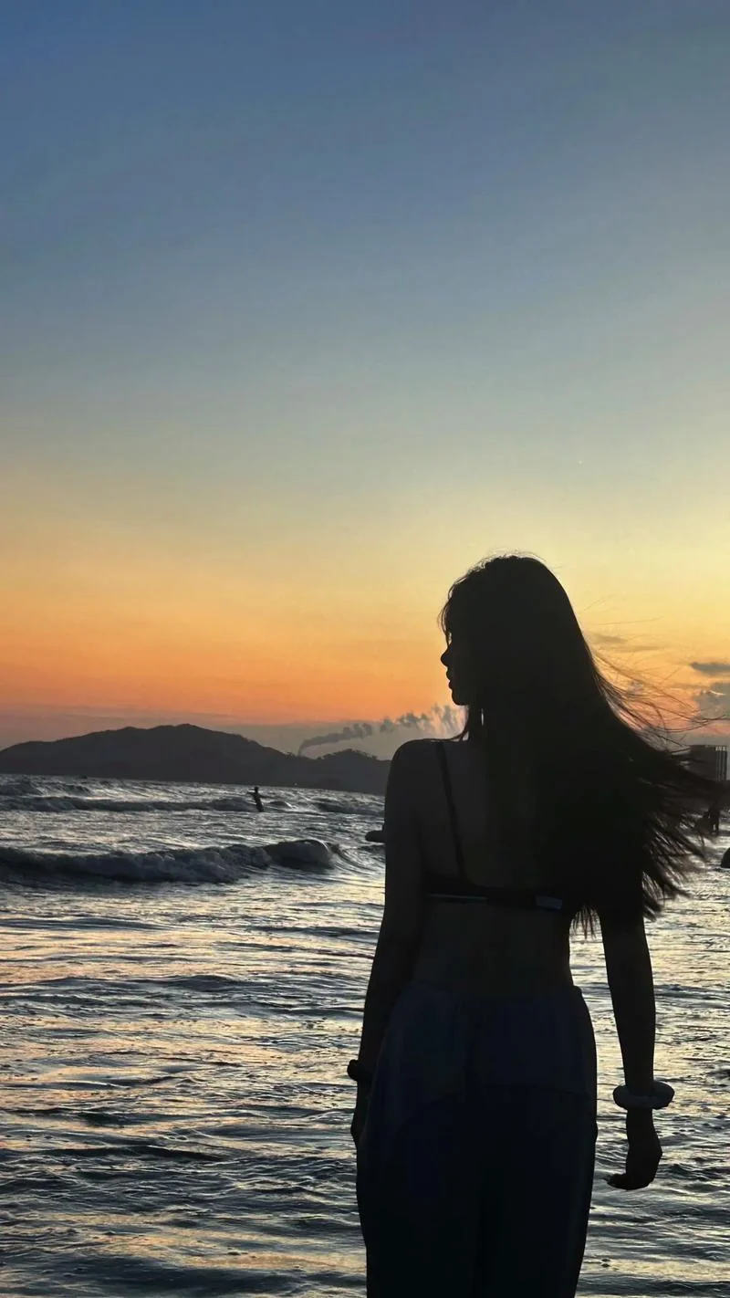 微信头像图片大全海边美女_1