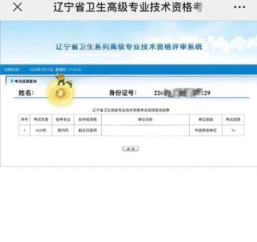 卫生副高成绩查询时间_1