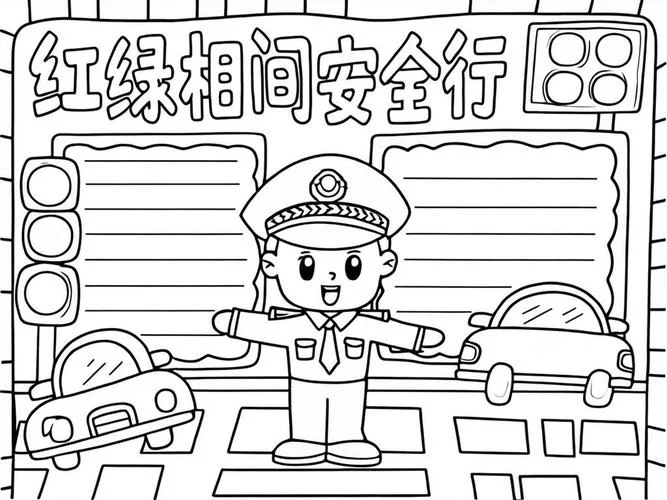 红绿灯图片简笔画视频_1