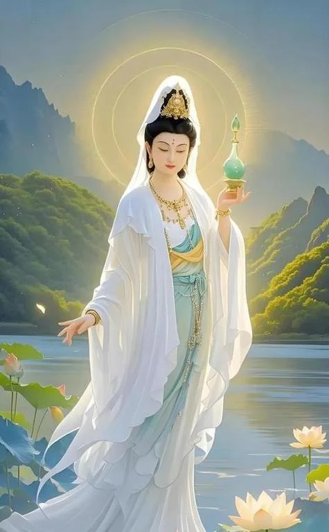 梦见在庙里自己穿菩萨白色衣服-梦见身着白衣