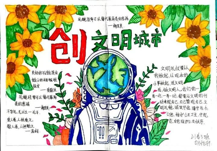创文明城市手抄报文案_1