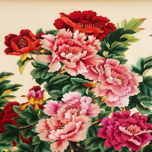 手工刺绣工艺画怎么卖_1