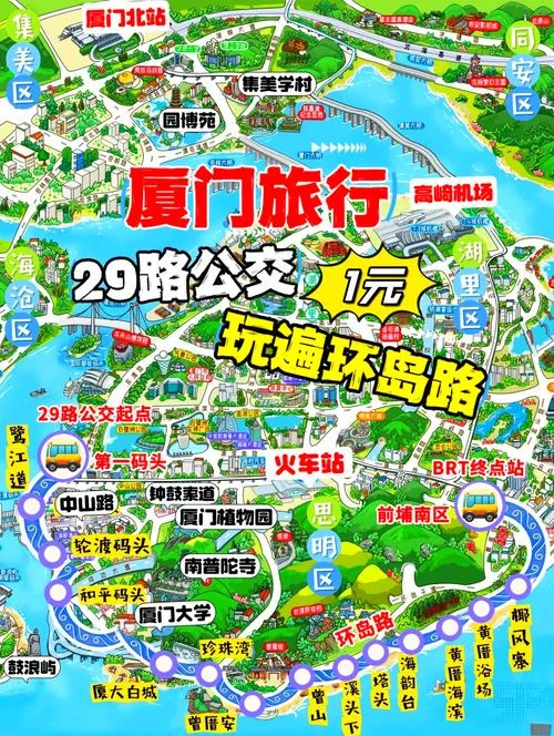 厦门brt路线景点_2