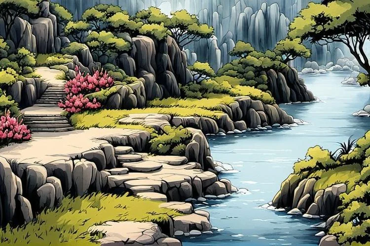 梦见河水上涨没敢过桥_2
