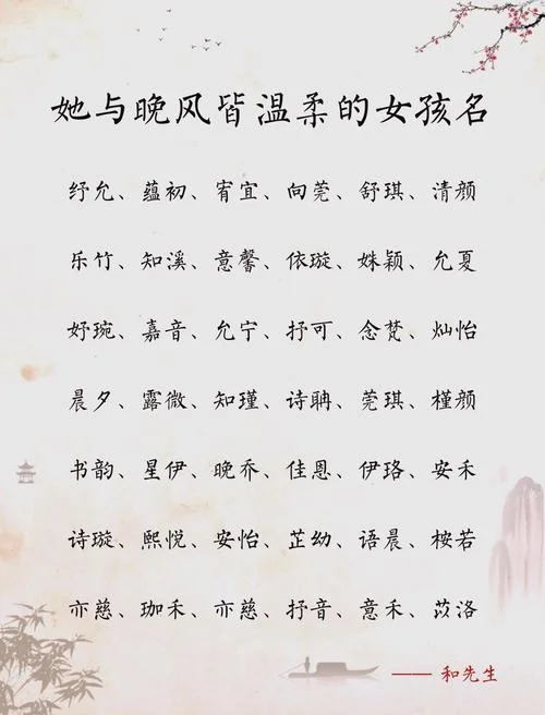 女孩起名字中间带语字-女孩名中间含语字