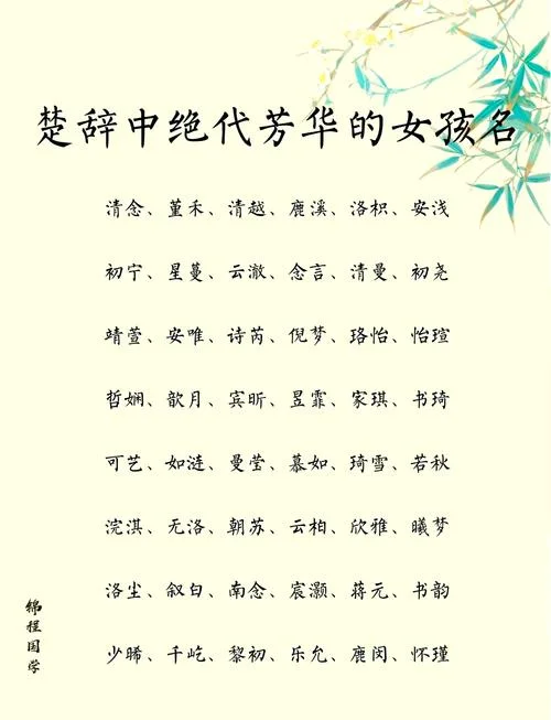 用成语为女孩子起名字_2