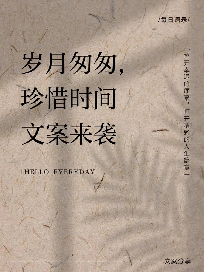 关于岁月的文案高级感_1