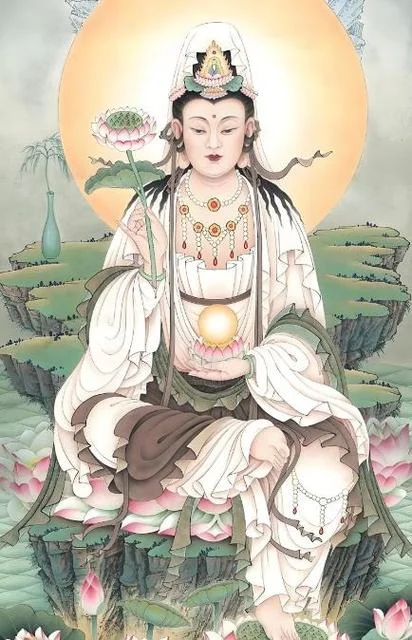 梦见观音菩萨吃东西_1