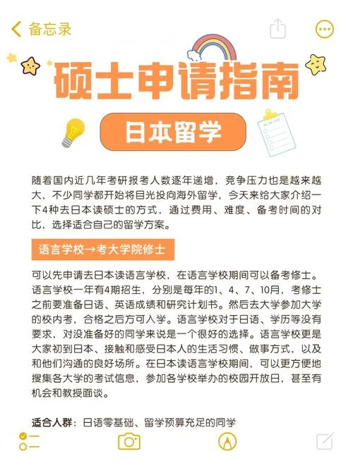 留学日本硕士-赴日读研