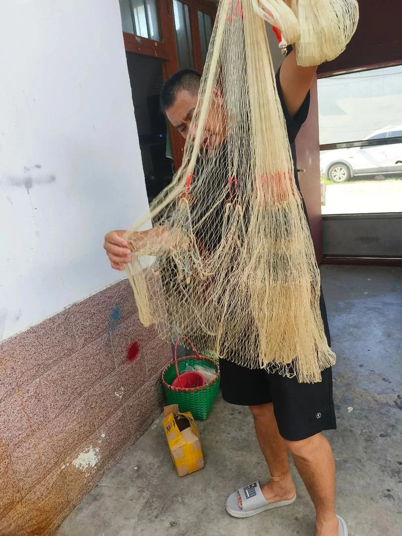 梦见自己在用鱼网捕鱼_2