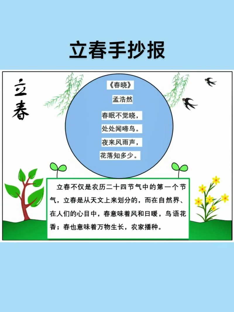 春分手抄报内容-春分手抄报内容