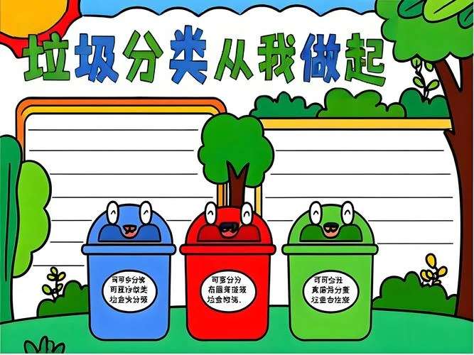 垃圾分类板报手抄报_2