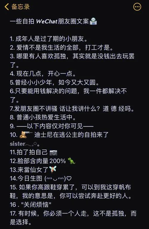 朋友圈搞笑文案配自拍_2