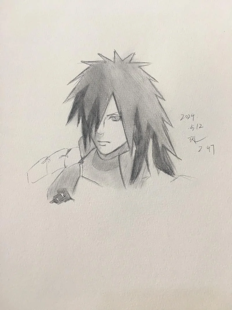 人脸有斑简笔画_2