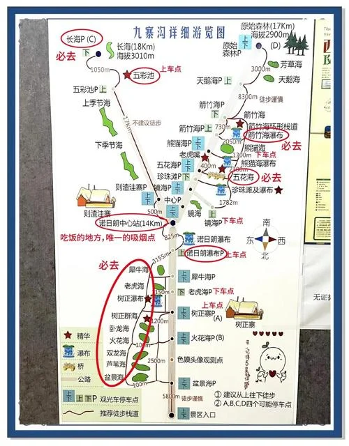 九寨沟4日游路线-九寨沟四日游路线