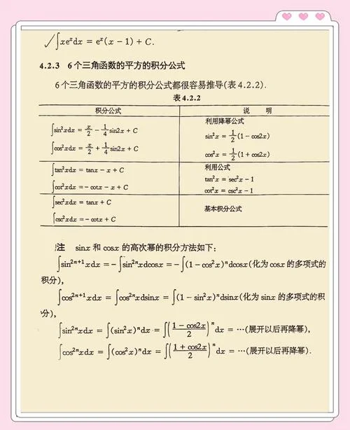 积分计算公式-积分计算公式