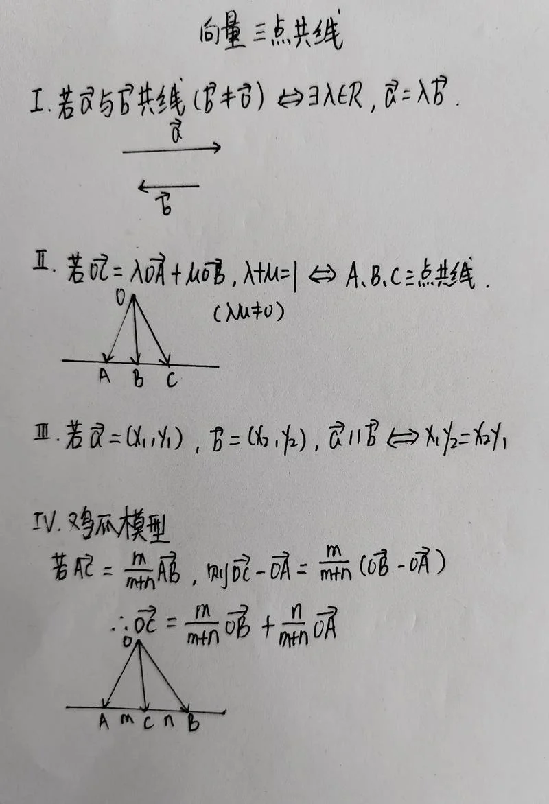 三点共线的充要条件_1