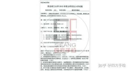 知乎 建筑考研选专业_1