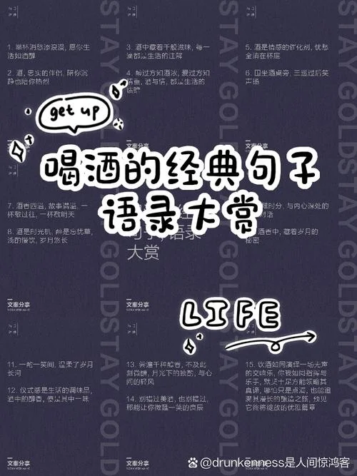 酒后感悟人生的句子_1