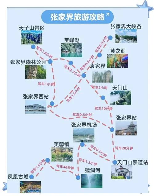 荷花机场到张家界景点_1